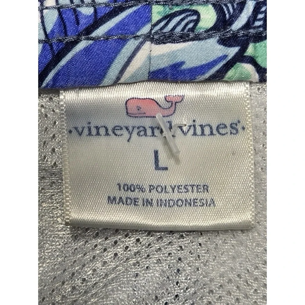 Vineyard Vines Men's Swordfish Swim Trunks Size Lg‎ Colorful Lined Beach Travel